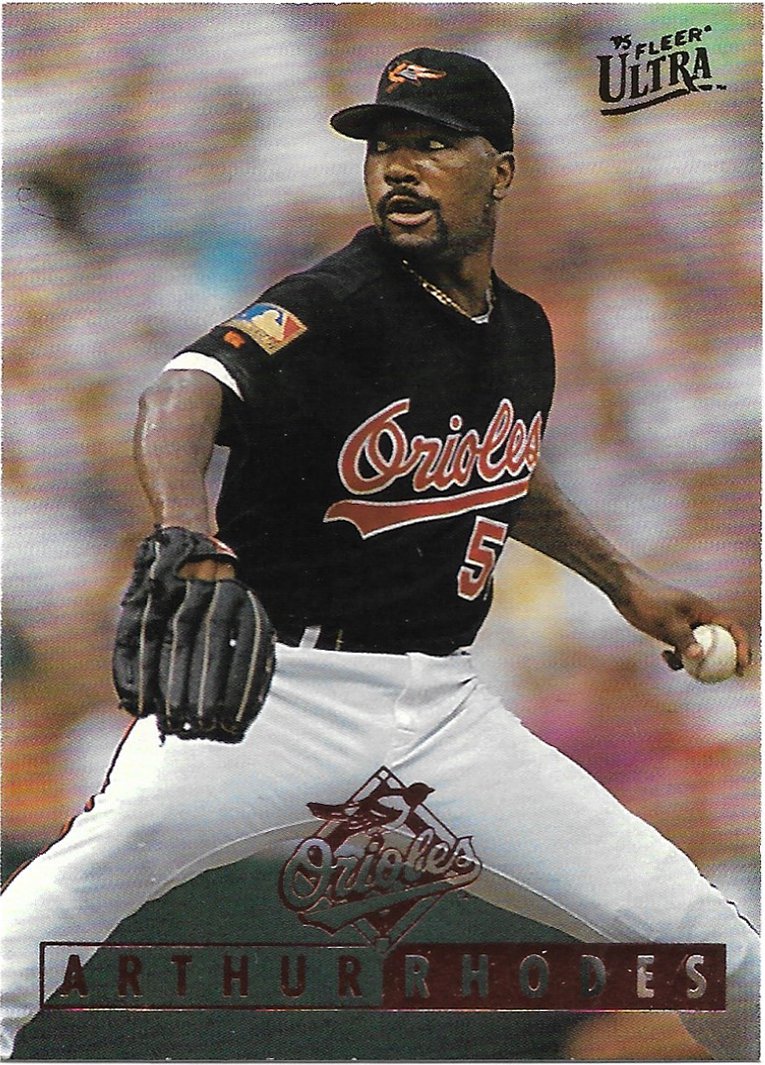 Arthur Rhodes 1995 Fleer Ultra #257 Baltimore Orioles Baseball Card