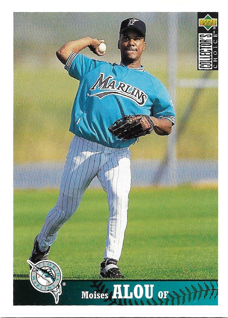 Moises Alou 1997 Upper Deck Collector's Choice #341 Florida Marlins Baseball Card