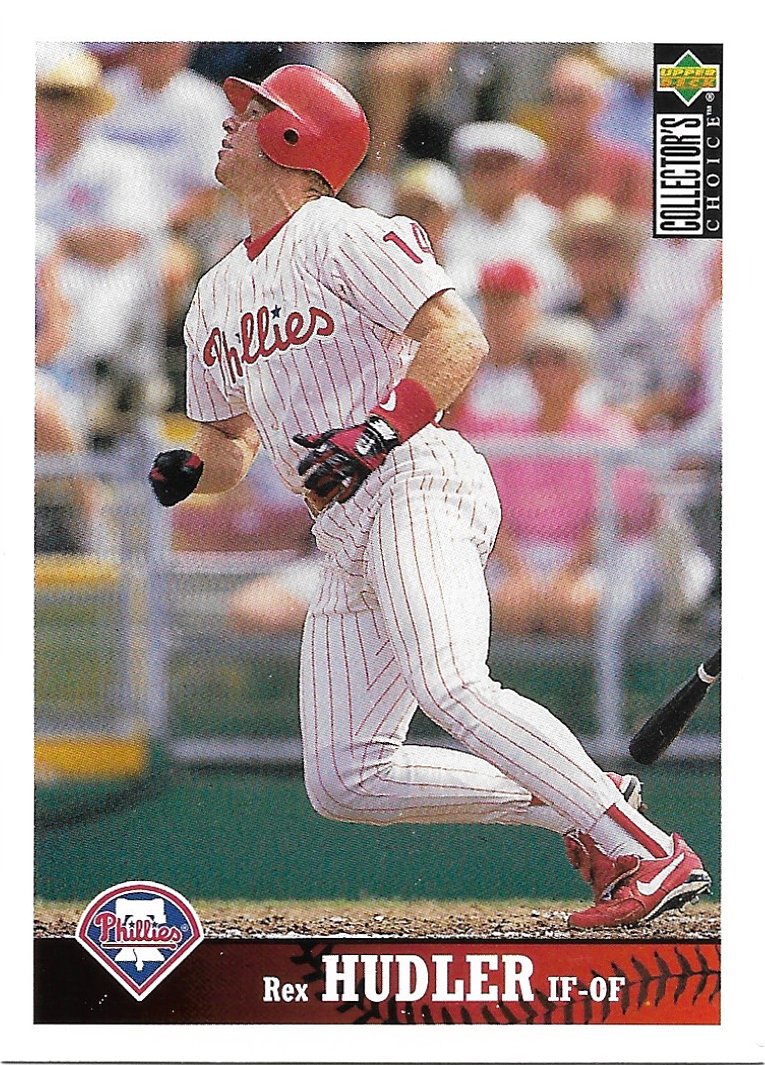 Rex Hudler 1997 Upper Deck Collector's Choice #422 Philadelphia Phillies Baseball Card