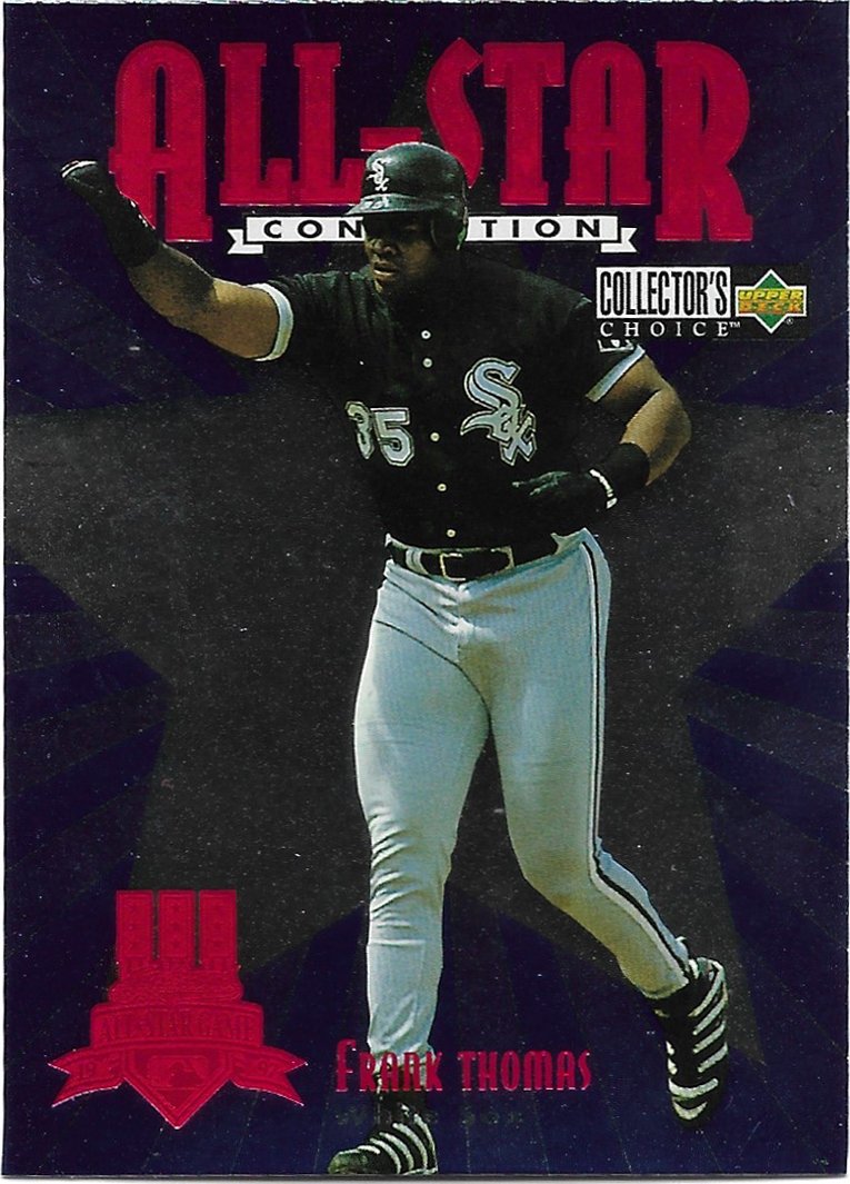 Frank Thomas 1997 Collector's Choice All-Star Connection #10 Chicago White Sox Baseball Card