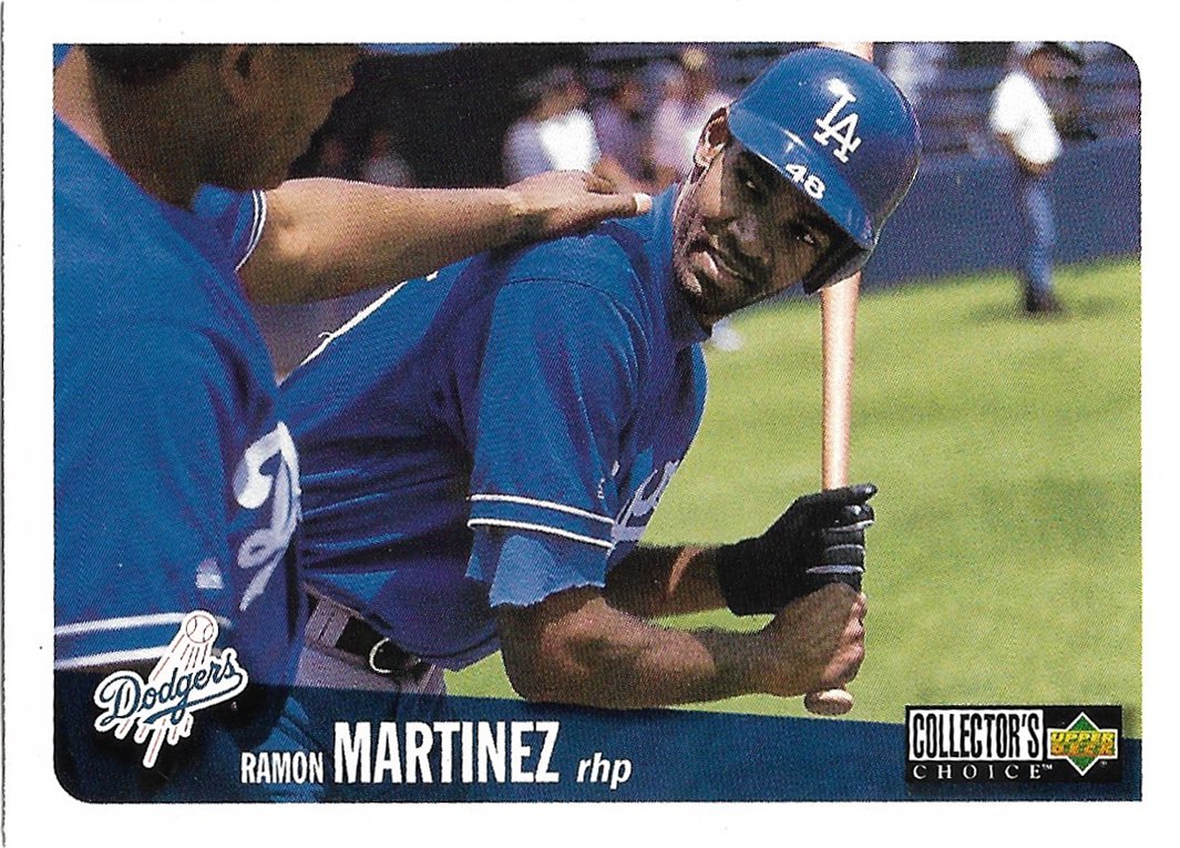 Ramon Martinez 1996 Upper Deck Collector's Choice #186 Los Angeles Dodgers Baseball Card