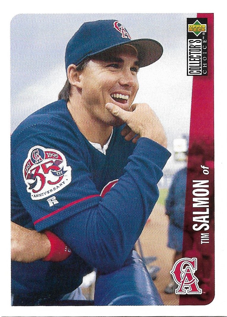 Tim Salmon 1996 Upper Deck Collector's Choice #75 California Angels Baseball Card