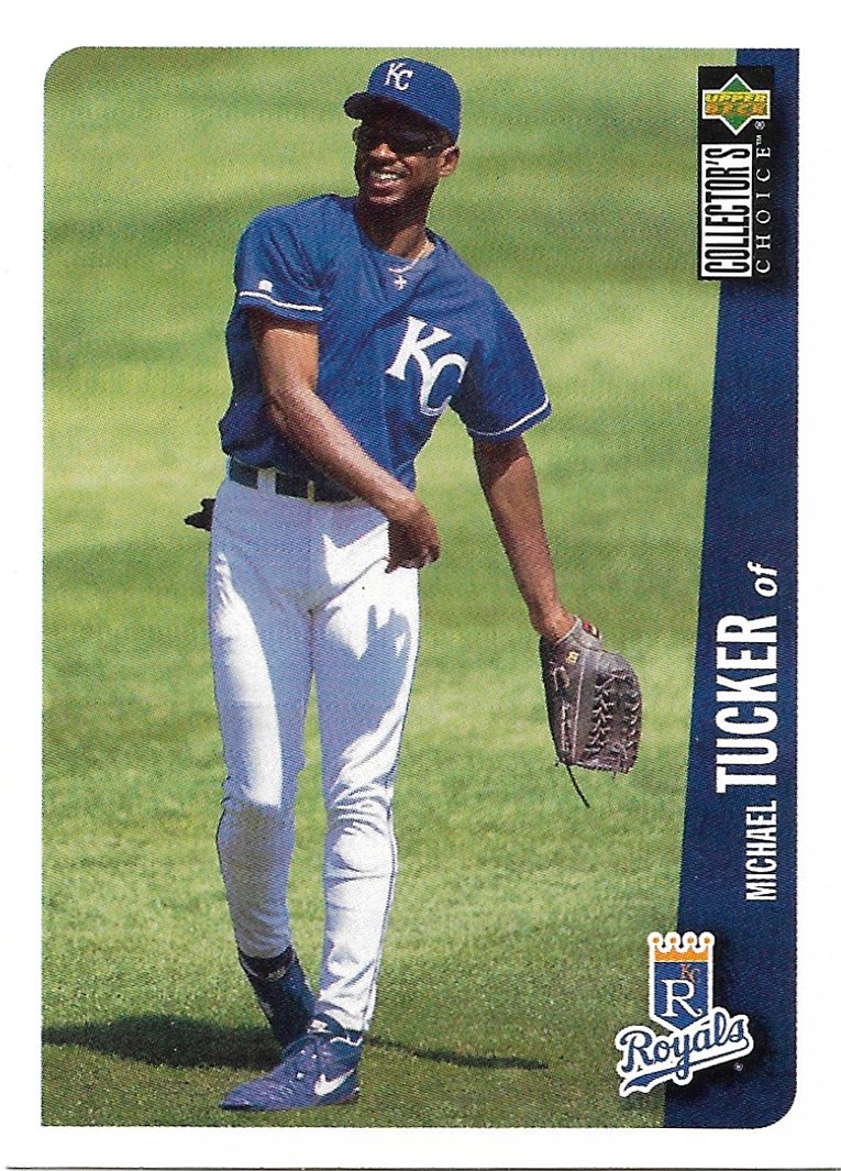 Michael Tucker 1996 Upper Deck Collector's Choice #176 Kansas City Royals Baseball Card