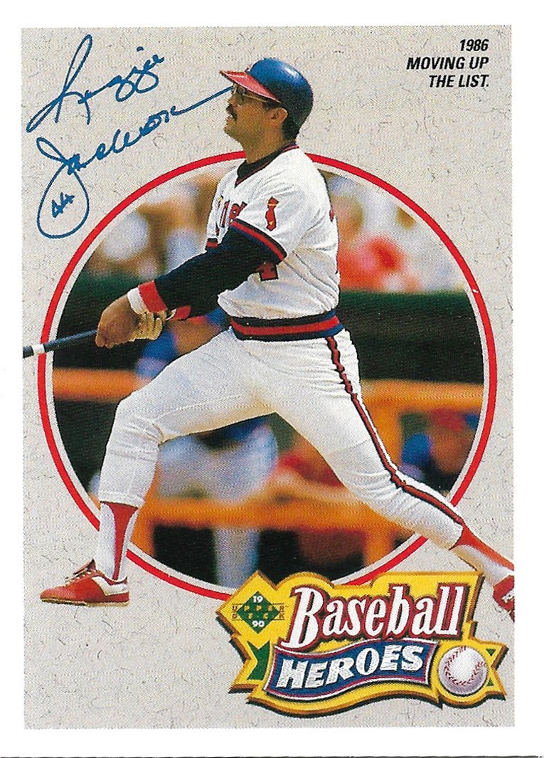 Reggie Jackson 1990 Upper Deck Baseball Heroes #7 California Angels Baseball Card