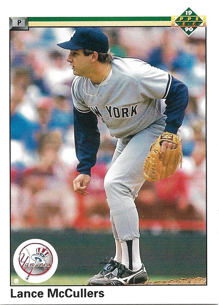 Lance McCullers 1990 Upper Deck #615 New York Yankees Baseball Card