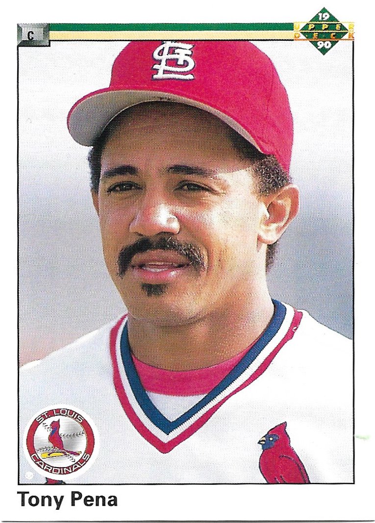 Tony Pena 1990 Upper Deck #276 St. Louis Cardinals Baseball Card