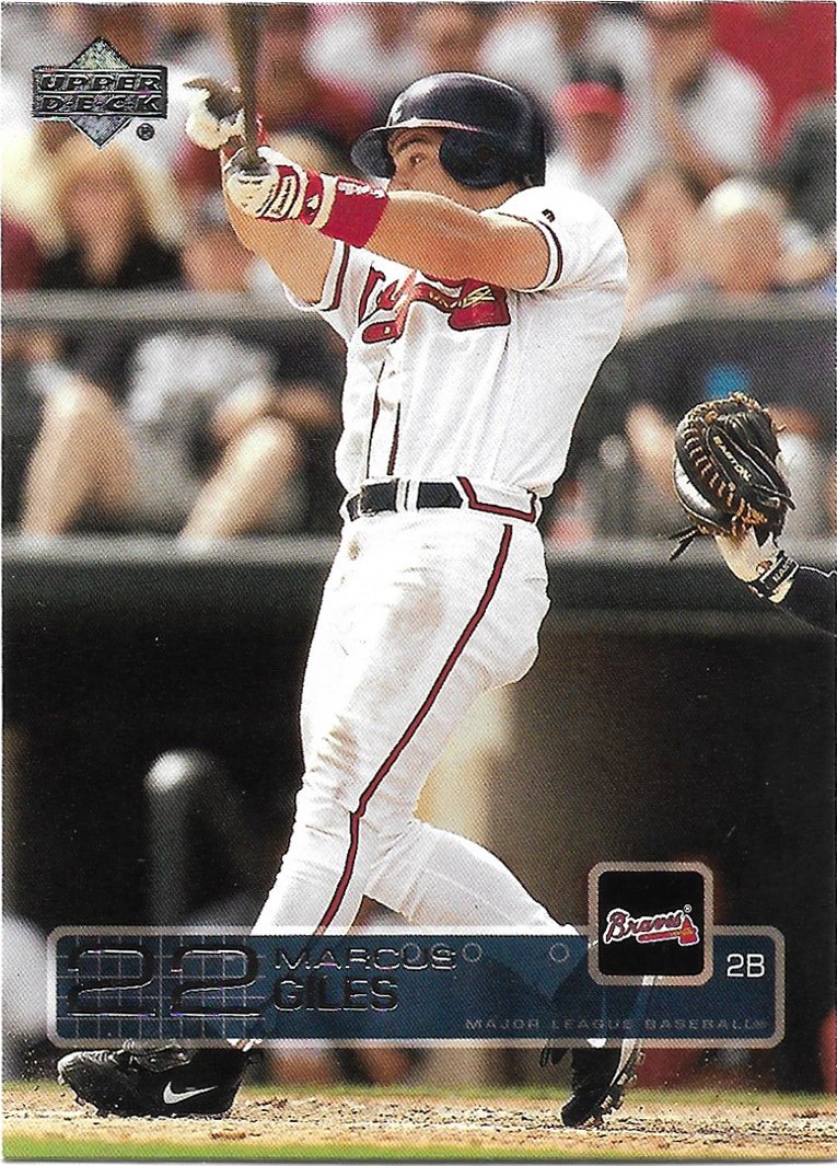 Marcus Giles 2003 Upper Deck #148 Atlanta Braves Baseball Card