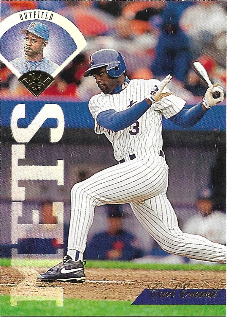 Carl Everett 1995 Leaf #397 New York Mets Baseball Card