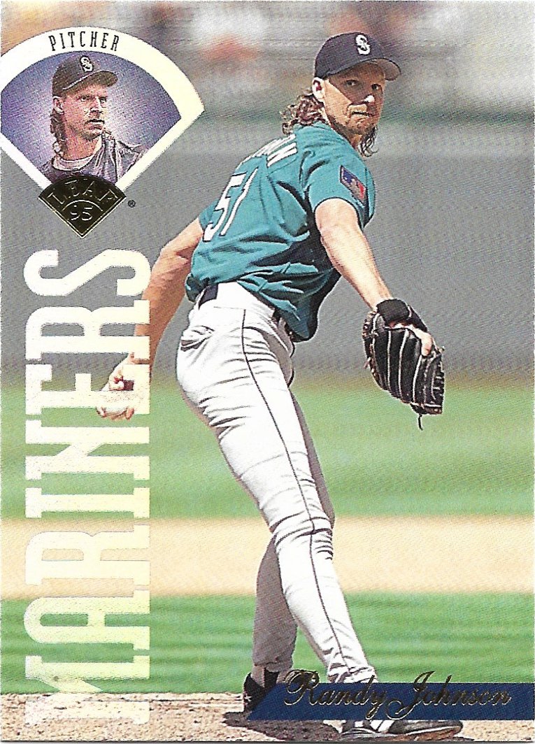 Randy Johnson 1995 Leaf #244 Seattle Mariners Baseball Card