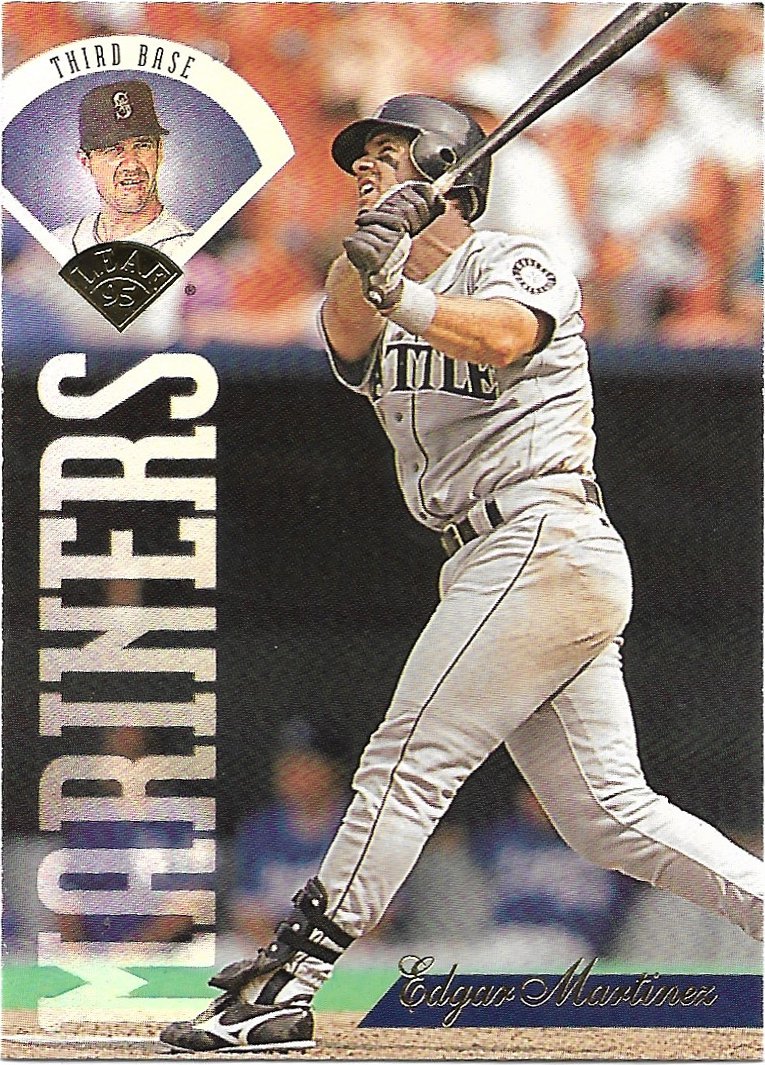 Edgar Martinez 1995 Leaf #271 Seattle Mariners Baseball Card