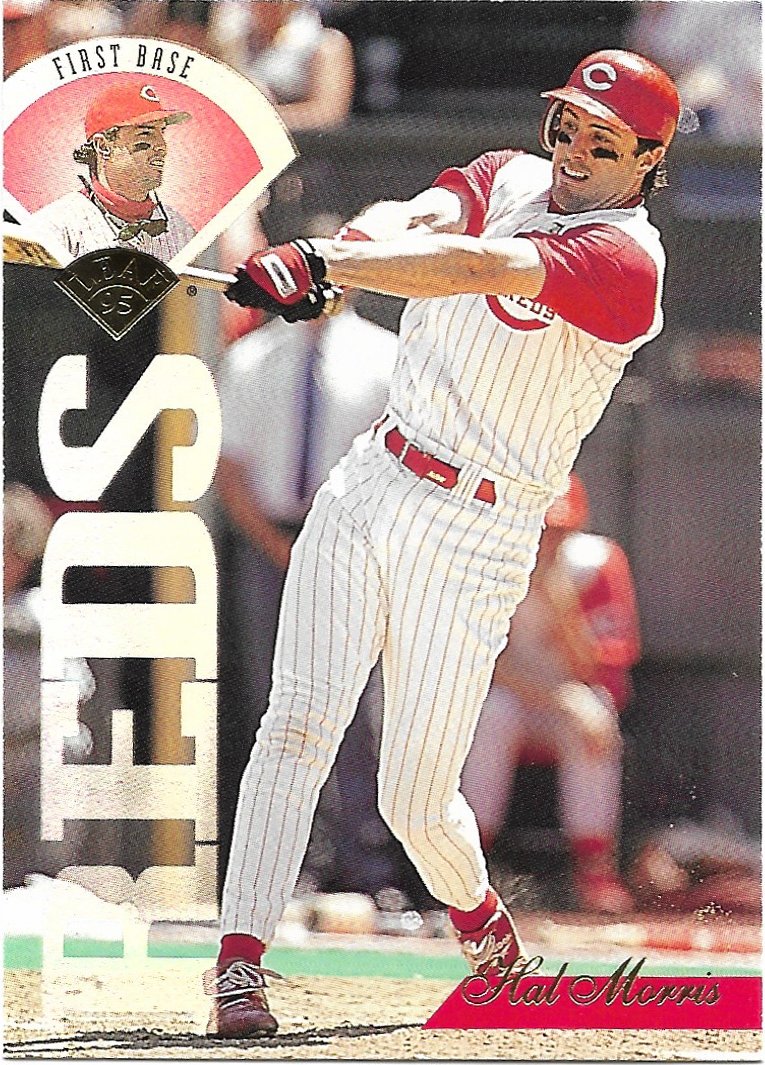 Hal Morris 1995 Leaf #210 Cincinnati Reds Baseball Card