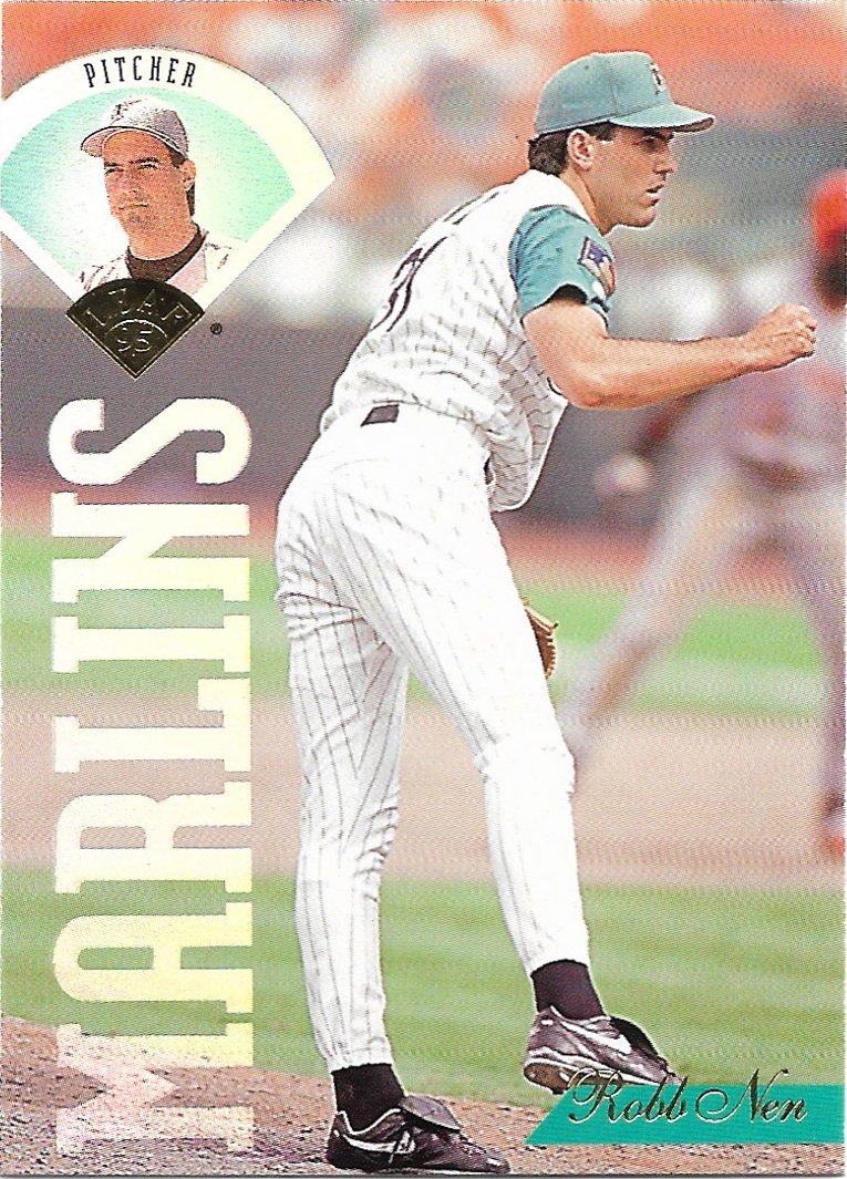 Robb Nen 1995 Leaf #170 Florida Marlins Baseball Card