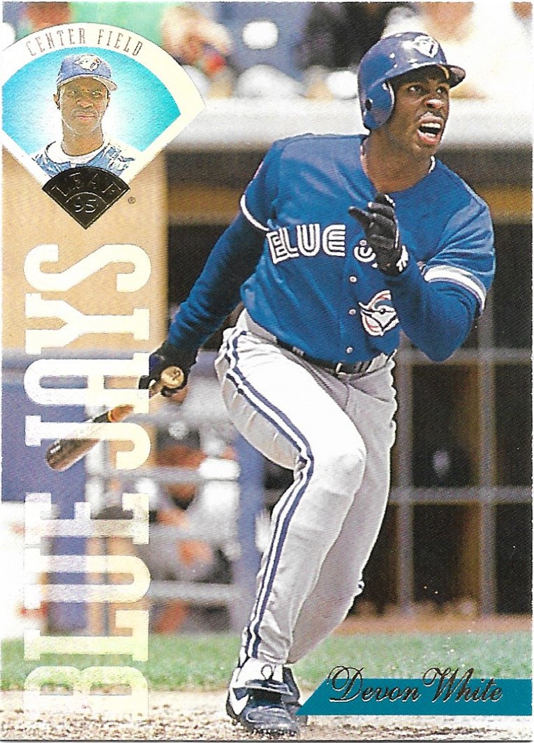 Devon White 1995 Leaf #231 Toronto Blue Jays Baseball Card