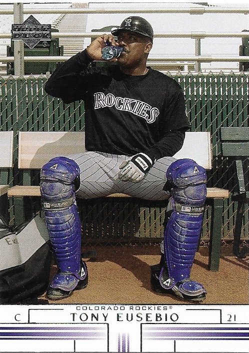 Tony Eusebio 2002 Upper Deck #725 Colorado Rockies Baseball Card