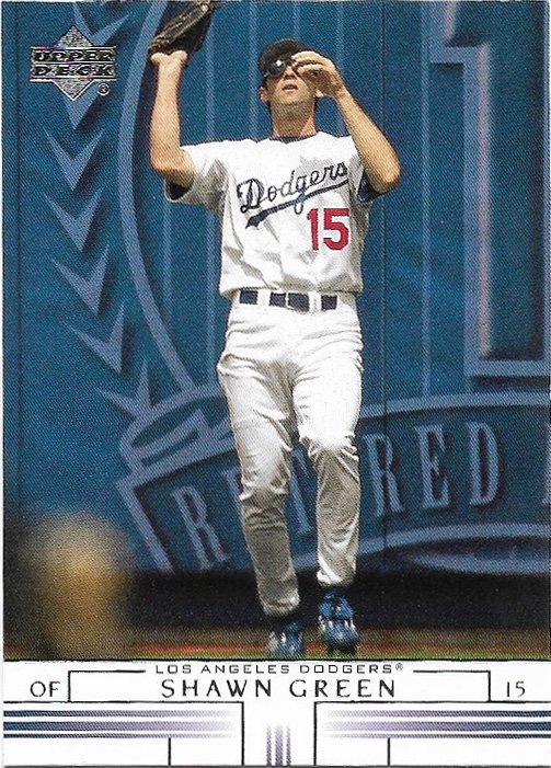 Shawn Green 2002 Upper Deck #666 Los Angeles Dodgers Baseball Card