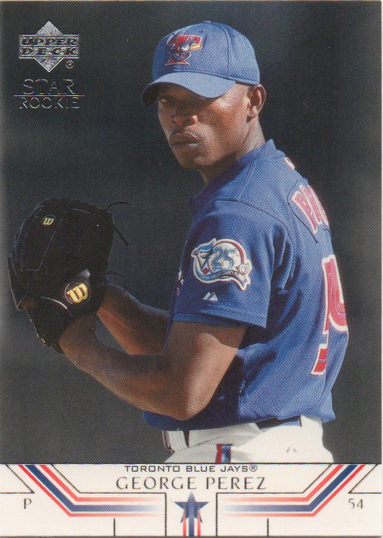 George Perez 2002 Upper Deck #18 Toronto Blue Jays Baseball Card