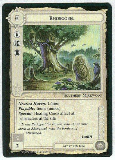 Middle Earth Rhosgobel Wizards Limited Fixed Game Card