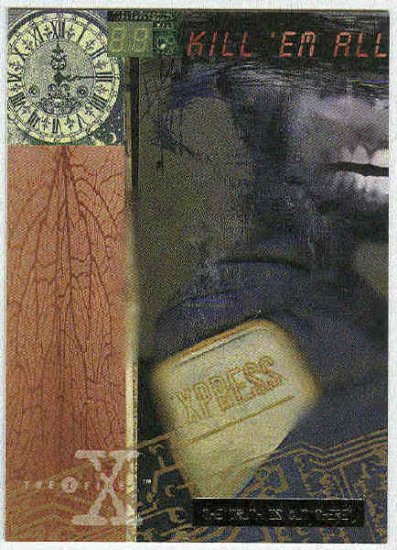 X-Files Season 2 #12 Parallel Card Silver Bar Xfiles
