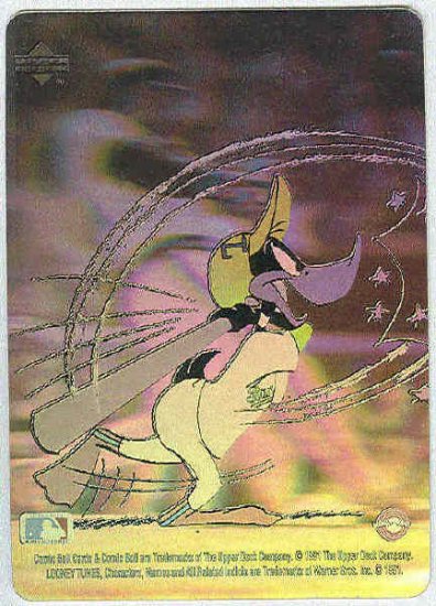 Comic Ball Series 2 Hologram Card Reggie Jackson, Daffy Duck