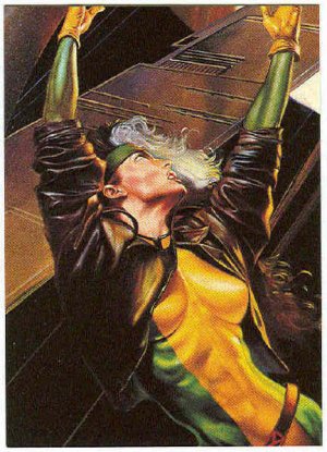 DC vs Marvel Impact Embossed #16 Chase Trading Card Rogue