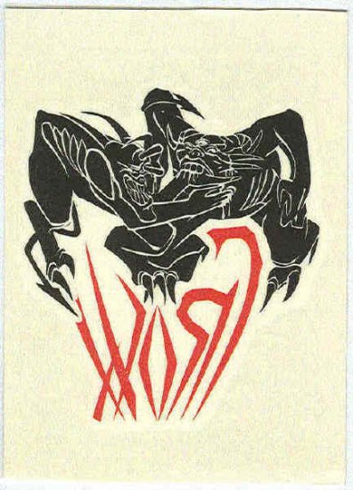 Crow City Of Angels #2 Temporary Tattoo Demon's Wrestling