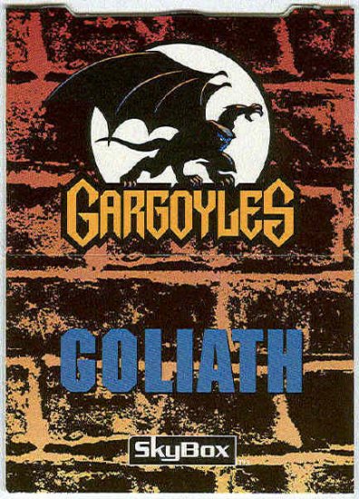 Gargoyles 1995 #P2 Pop-Up Trading Card Goliath