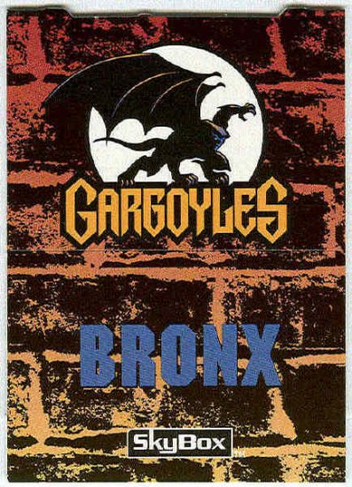 Gargoyles 1995 #P5 Pop-Up Trading Card Bronx