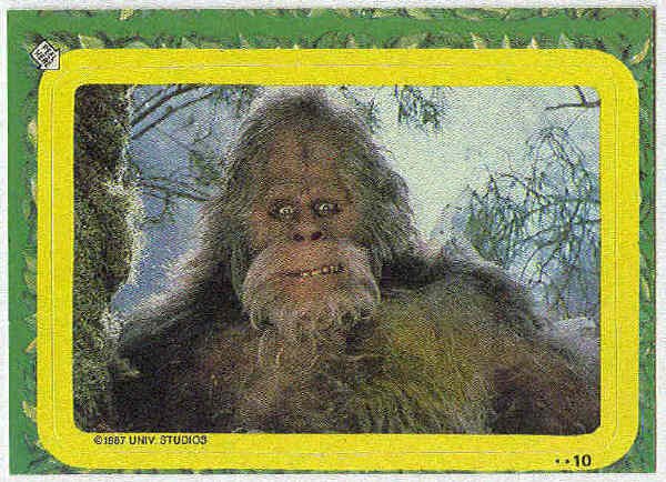Harry And The Hendersons #10 Puzzle Sticker Chase Card