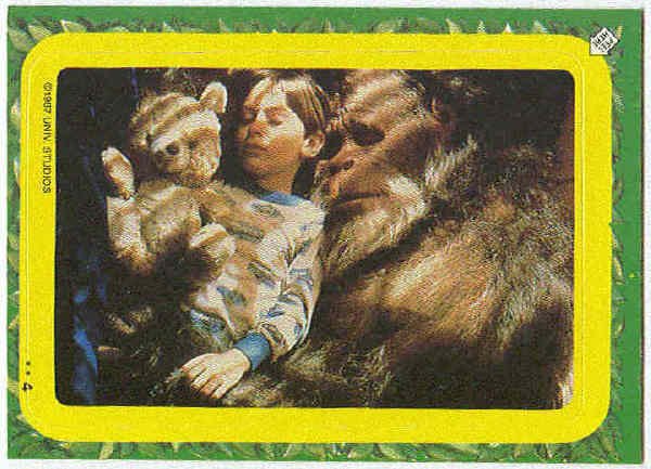 Harry And The Hendersons #4 Puzzle Sticker Chase Card