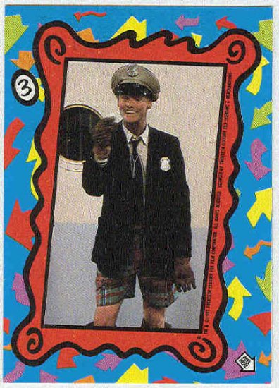 In Living Color 1992 #3 Puzzle Sticker Trading Card