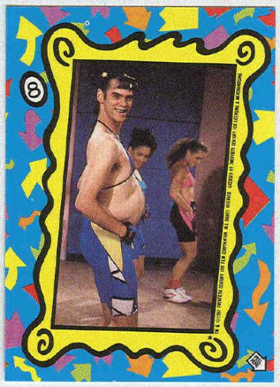 In Living Color 1992 #8 Puzzle Sticker Trading Card