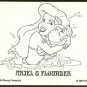 Little Mermaid 1991 #1 Color In Trading Card
