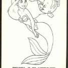 Little Mermaid 1991 #9 Color In Trading Card