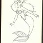 Little Mermaid 1991 #15 Color In Trading Card