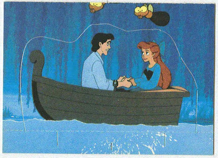 Little Mermaid 1991 Stand Up #8 Trading Card
