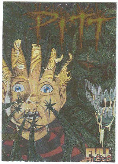 Pitt 1995 Intrepid Ashcan Cover #C12 Foil Embossed Card