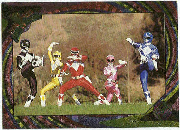 Power Rangers Series 2 #143 Rainbow Power Foil Super Heroes
