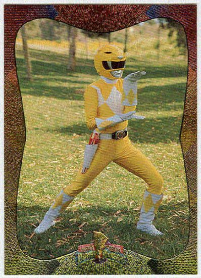 Power Rangers Series 2 #118 Power Foil The Yellow Ranger