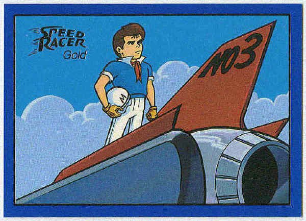 Speed Racer #19 Gold Foil Parallel Card The Supersonic Car