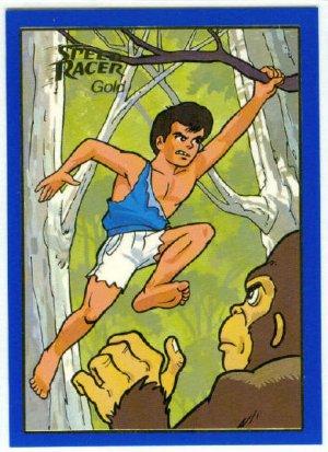 Speed Racer #20 Gold Foil Parallel Card Crash In The Jungle