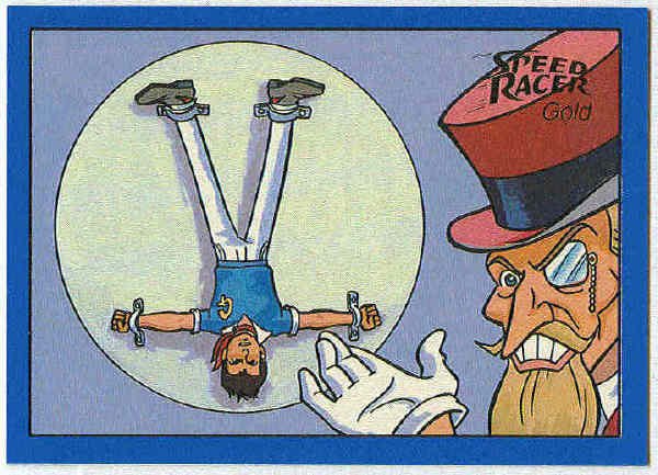 Speed Racer #21 Gold Foil Card The Terrifying Gambler