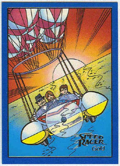 Speed Racer #32 Gold Foil Parallel Card The Car In The Sky