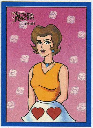 Speed Racer #41 Gold Foil Parallel Trading Card Mom