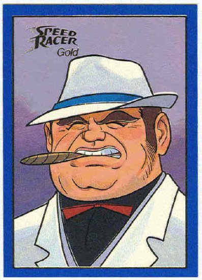 Speed Racer #51 Gold Foil Parallel Card Cruncher Block