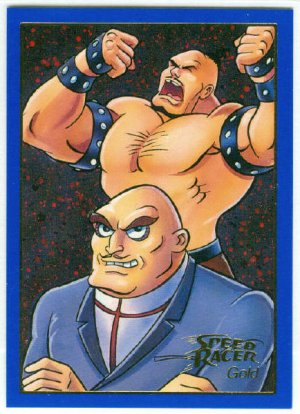 Speed Racer #53 Gold Foil Parallel Card Tongue Blaggard
