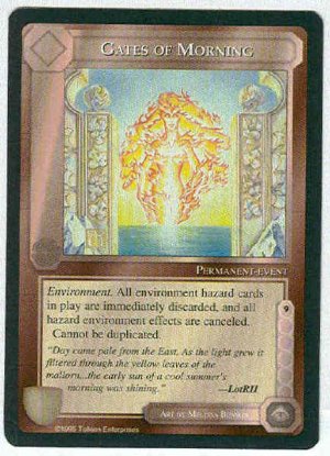 Middle Earth Gates Of Morning Wizards Fixed Game Card
