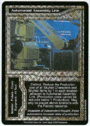 Terminator CCG Automated Assembly Line Uncommon Card Unplayed