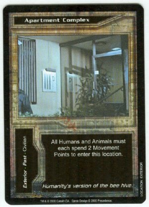 Terminator CCG Apartment Complex Precedence Game Card Unplayed