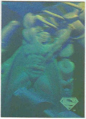 Superman Holo Series #10 Gold Parallel Card Power Move