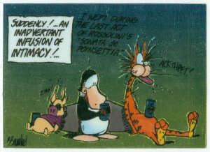 Bloom County Outland #45 Sticker Parallel Trading Card